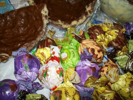Ovos de pascoa ....E bombom....